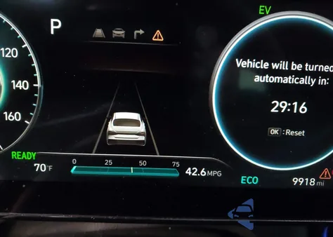 2025 Hyundai Elantra Hybrid Sel Sport from USA, damaged, VIN KMHLM4DJ4SU144380